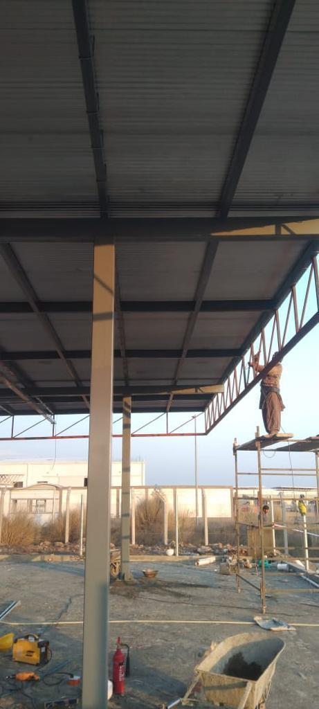 Heavy Crane Steel Truss Erection