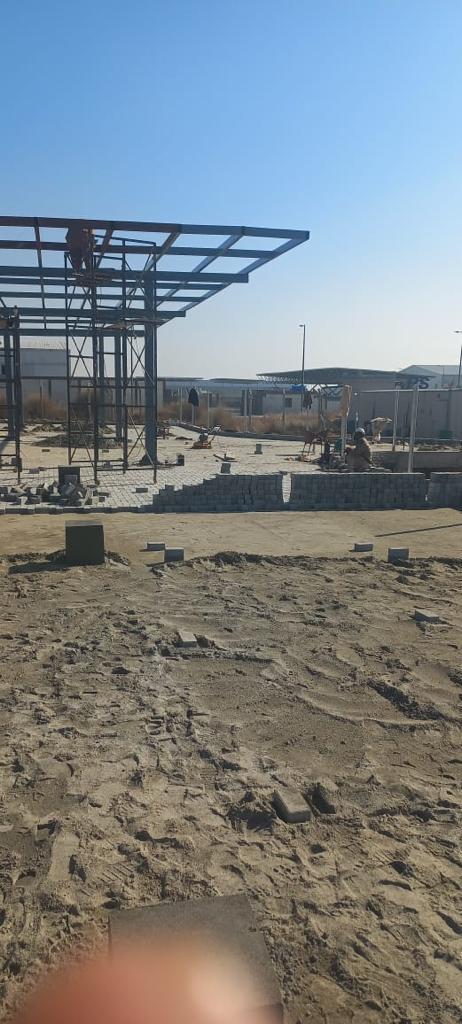 Concrete Apron Pouring & Mechanical Troweling