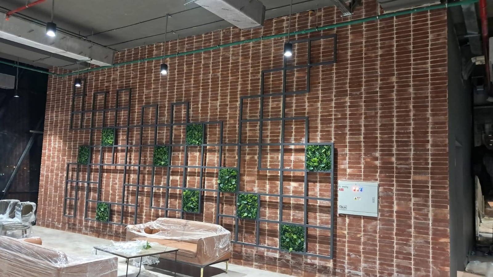 Acoustic Ceiling Baffles & Exposed Duct Look